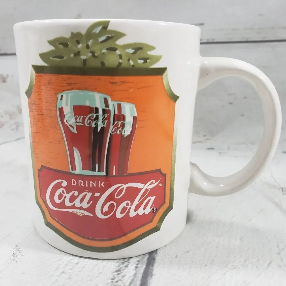 Vintage Coca Cola Mug 1996 Gibson Housewares Used